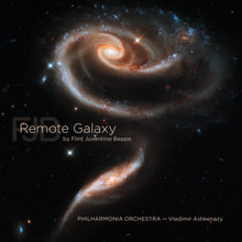 Last inn bildet i gallerivisningen, Flint Juventino Beppe: REMOTE GALAXY - Philharmonia Orchestra, Vladimir Ashkenazy, Emily Beynon, Mark van de Wiel, Ralph Rousseau
