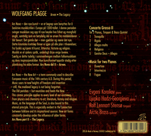 Last inn bildet i gallerivisningen, Wolfgang Plagge: Ars Nova (Arven) - Evgeni Koroliov, Ljupka Hadzi-Georgieva, Rolf Lennart Stensø, Arctic Brass Quintet 
