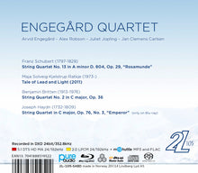 Lade das Bild in den Galerie-Viewer, STRING QUARTETS vol. IV: Schubert-Ratkje-Britten-Haydn — Engegårdkvartetten
